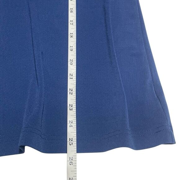 Coldwater Creek Deep Blue Wrap-Neck Top N0273 - Picture 5 of 7